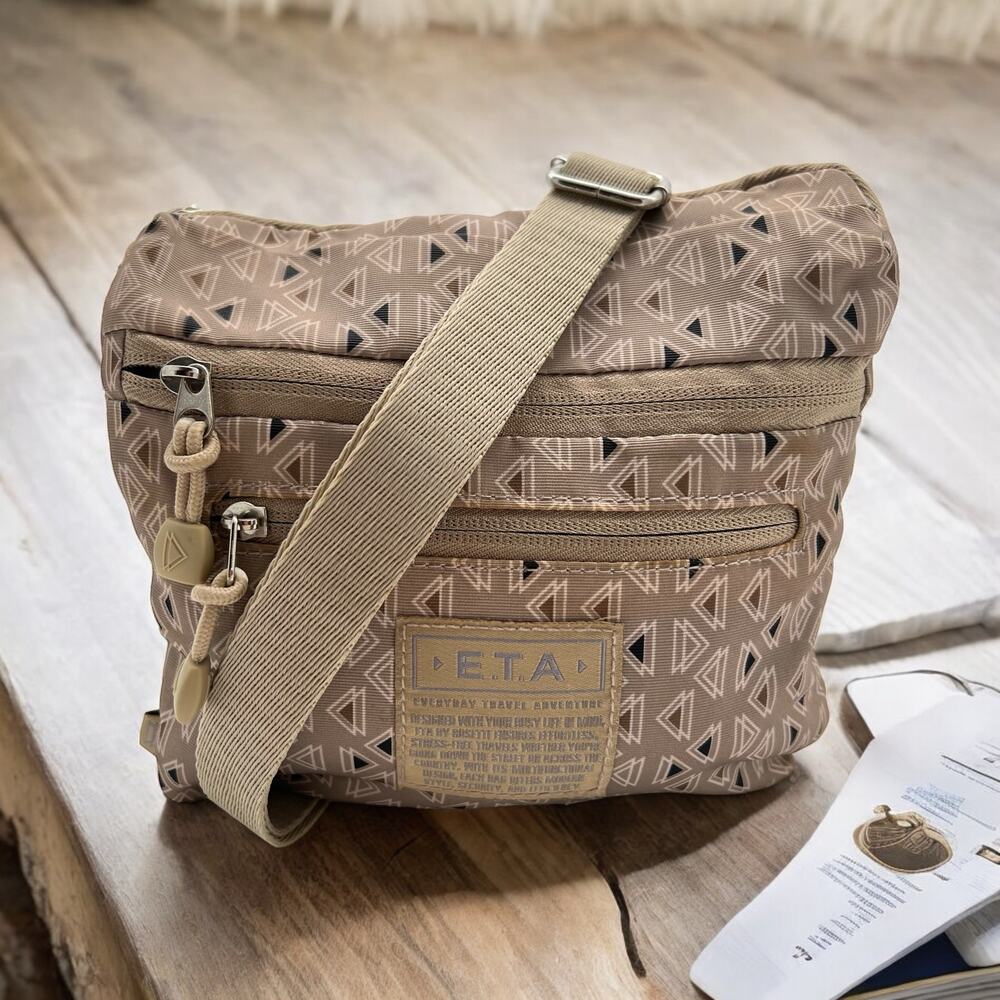E.T.A. Rosetti Travel Purse Pouch Crossbody Secure Passport IDs Cellphone Cards